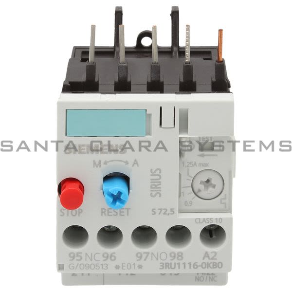 Siemens 3RU1116-0KB0 Overload Relay Product Image