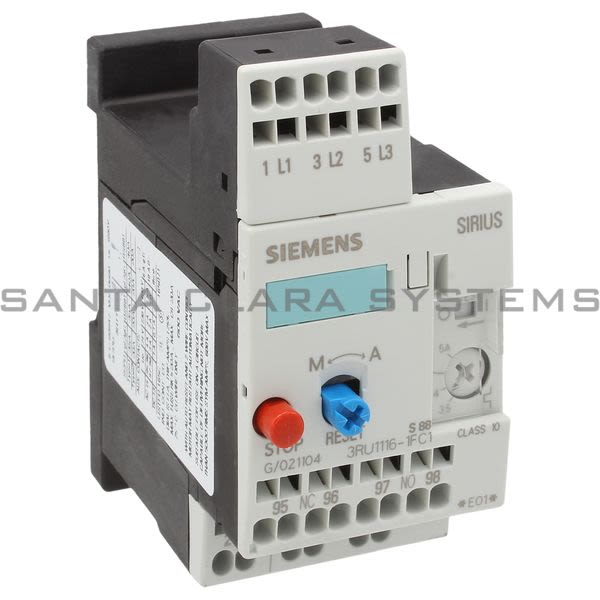 Siemens 3RU1116-1FC1 Overload Relay Product Image