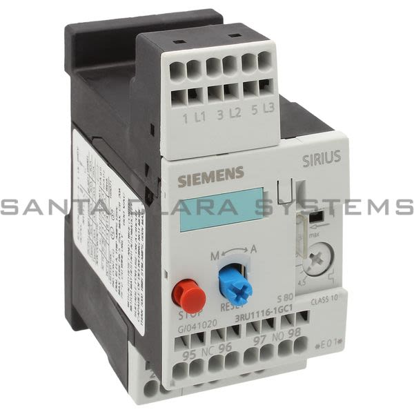 Siemens 3RU1116-1GC1 Overload Relay Product Image