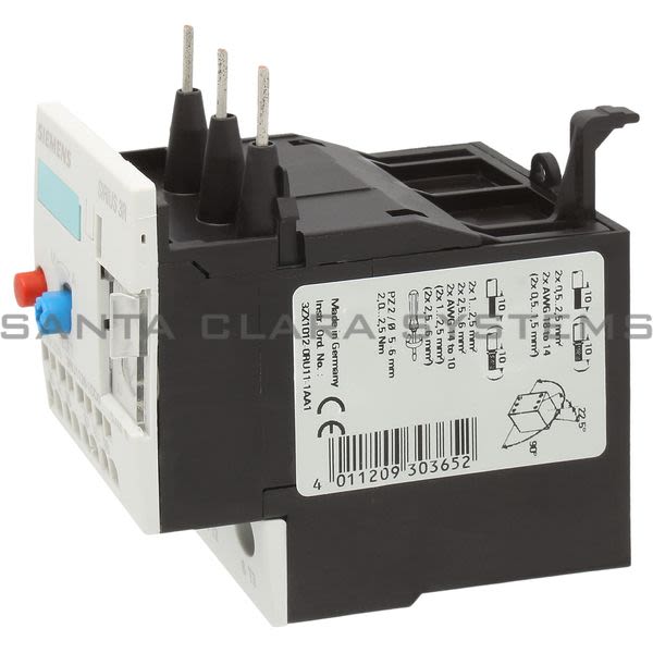 Siemens 3RU1126-1DD0 Overload Relay Product Image