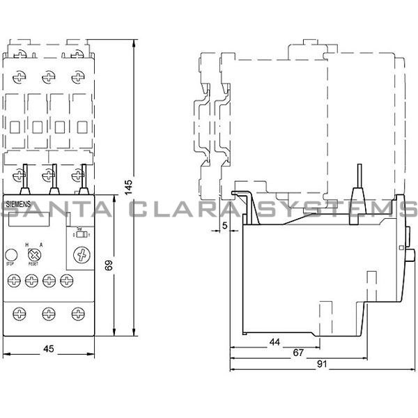 Siemens 3RU1126-4DB0 Overload Relay Product Image