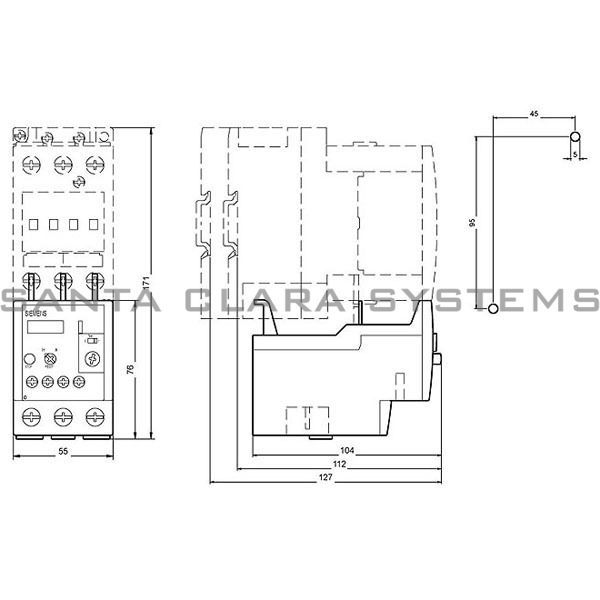Siemens 3RU1136-1HD0 Overload Relay Product Image