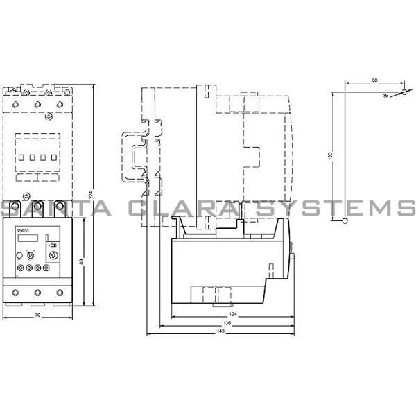 Siemens 3RU1146-4JB0 Overload Relay Product Image