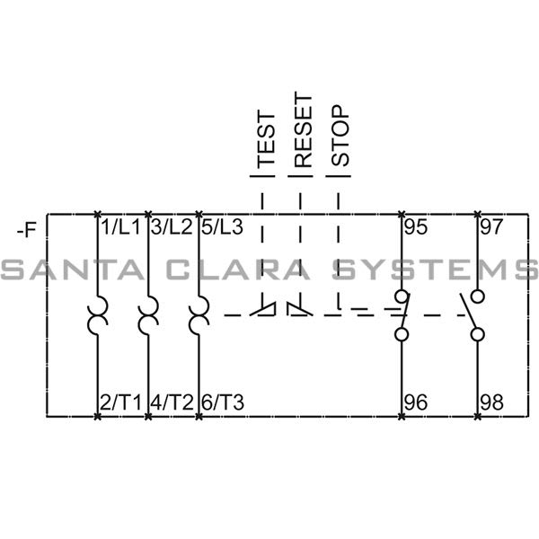 Siemens 3RU2116-1JC1 Overload Relay Product Image