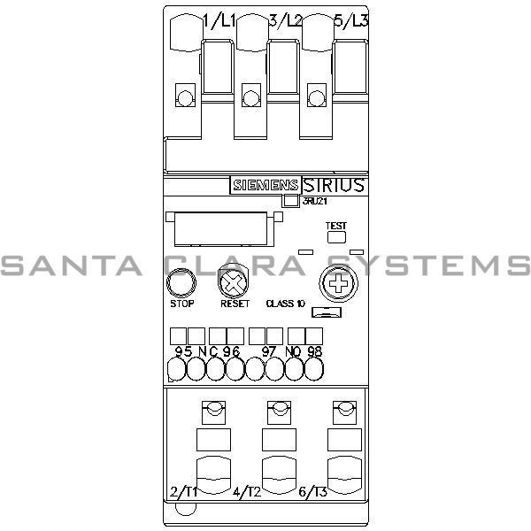 Siemens 3RU2126-4PC1 Overload Relay Product Image