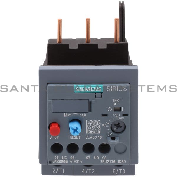 Siemens 3RU2136-1KB0 Overload Relay Product Image