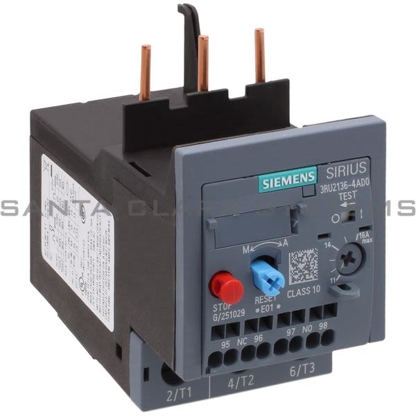 Siemens 3RU2136-4AD0 Overload Relay Product Image
