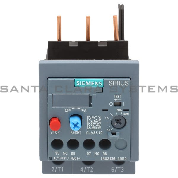 Siemens 3RU2136-4BB0 Overload Relay | Sirius | 3RU2136-4BB0 Product Image