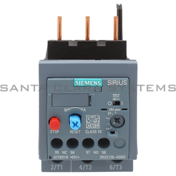 Siemens 3RU2136-4DB0 Overload Relay | Sirius | 3RU2136-4DB0 Product Image
