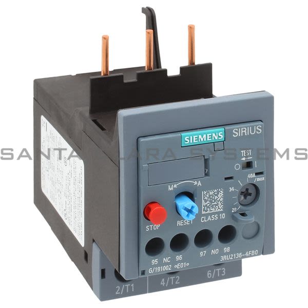 Siemens 3RU2136-4FB0 Overload Relay | Sirius | 3RU2136-4FB0 Product Image