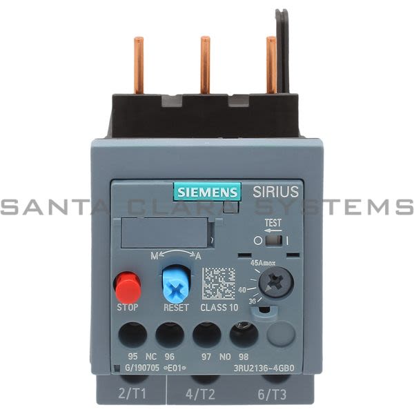 Siemens 3RU2136-4GB0 Overload Relay | 3RU2136-4GB0 Product Image