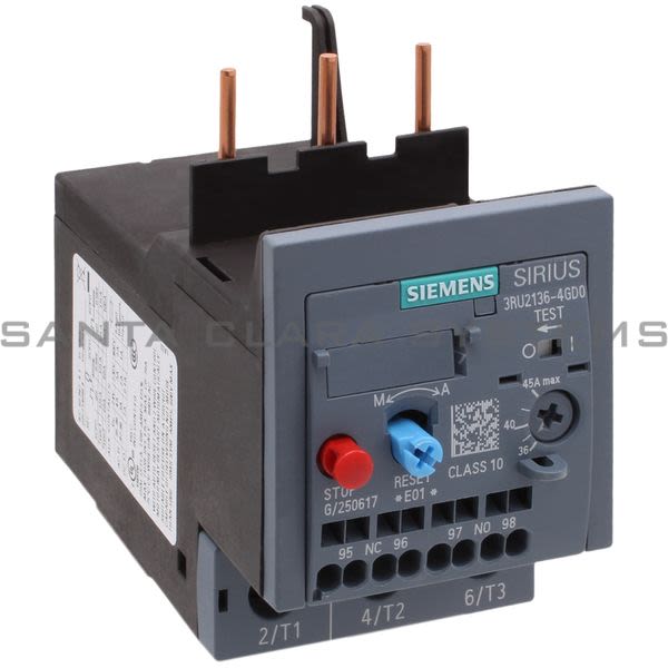 Siemens 3RU2136-4GD0 Overload Relay Product Image