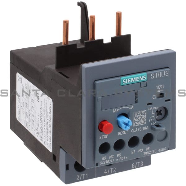Siemens 3RU2136-4KB0 Overload Relay Product Image