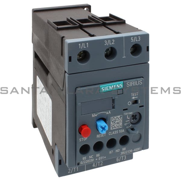 Siemens 3RU2136-4KB1 Overload Relay Product Image