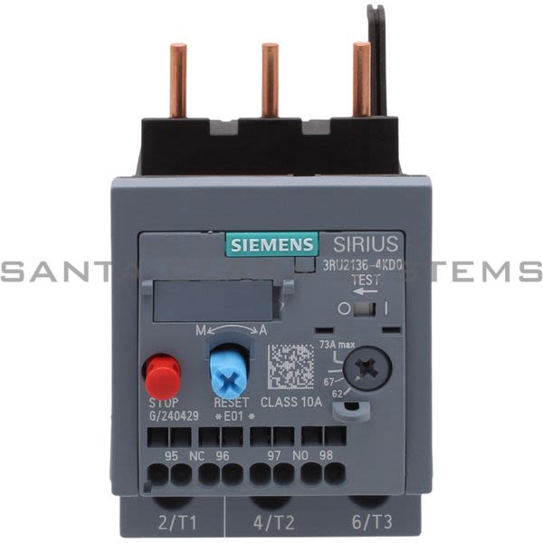 Siemens 3RU2136-4KD0 Overload Relay Product Image