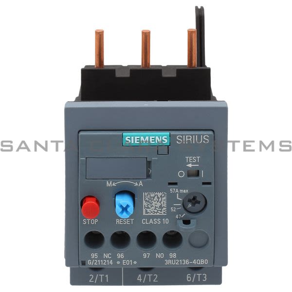 Siemens 3RU2136-4QB0 Overload Relay Product Image
