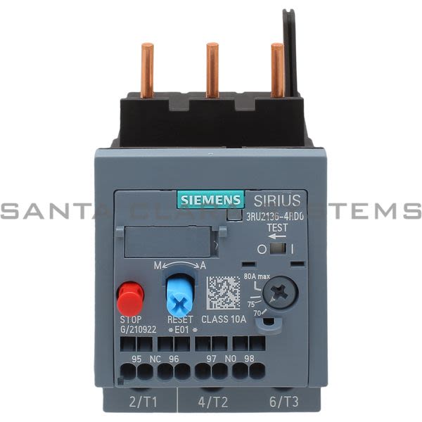 Siemens 3RU2136-4RD0 Overload Relay Product Image