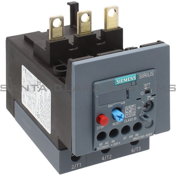 Siemens 3RU2146-4KB0 Overload Relay Product Image