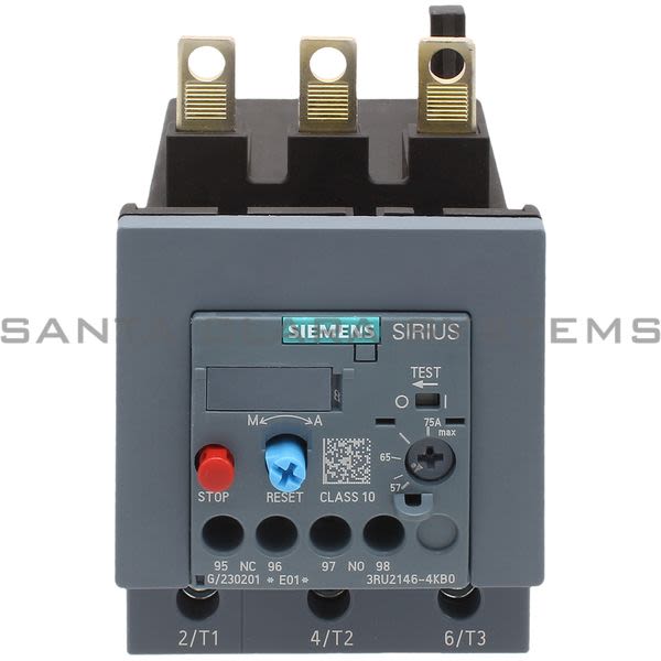 Siemens 3RU2146-4KB0 Overload Relay Product Image