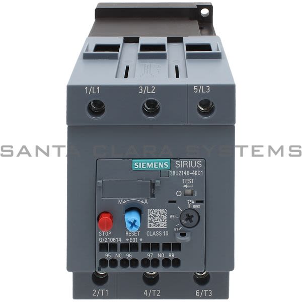 Siemens 3RU2146-4KD1 Overload Relay Product Image