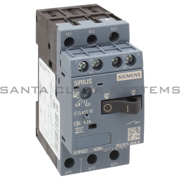 Siemens 3RV1011-0DA15 Motor Starter Protector | 3RV1011-0DA15 Product Image