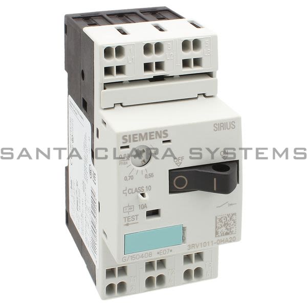 3RV10110HA20 Siemens Motor Starter Protector Santa Clara Systems