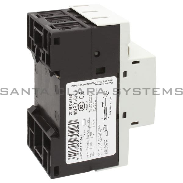 Siemens 3RV1011-1FA20 Motor Starter Protector Product Image