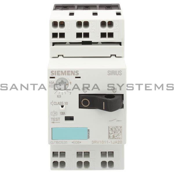 Siemens 3RV1011-1JA20 Motor Starter Protector | Sirius | 3RV1011-1JA20 Product Image