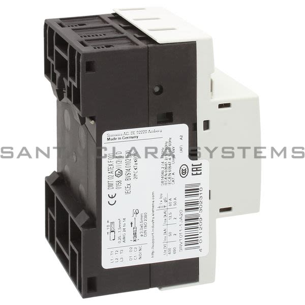 Siemens 3RV1011-1JA20 Motor Starter Protector | Sirius | 3RV1011-1JA20 Product Image