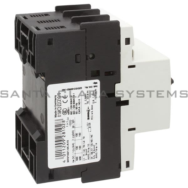 Siemens 3RV1021-0CA10 Motor Starter Protector | Sirius | 3RV1021-0CA10 Product Image