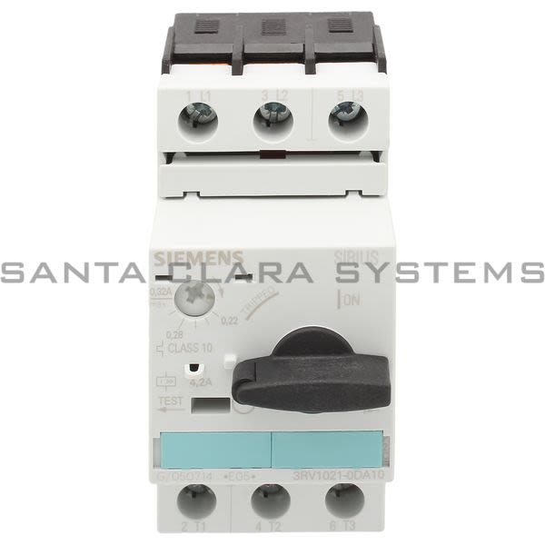 Siemens 3RV1021-0DA10 Motor Starter Protector | Sirius | 3RV1021-0DA10 Product Image