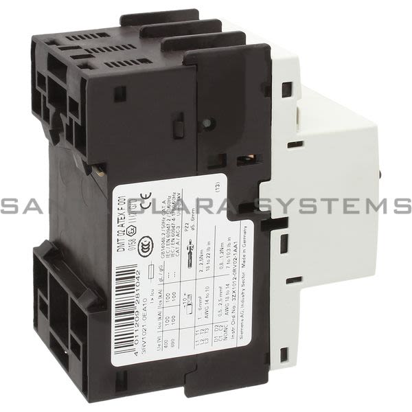 Siemens 3RV1021-0EA10 Motor Starter Protector | Sirius | 3RV1021-0EA10 Product Image