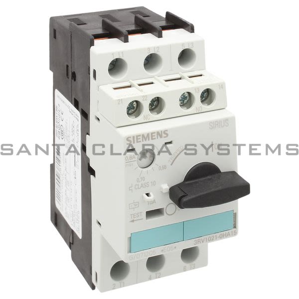 Siemens 3RV1021-0HA15 Motor Starter Protector Product Image