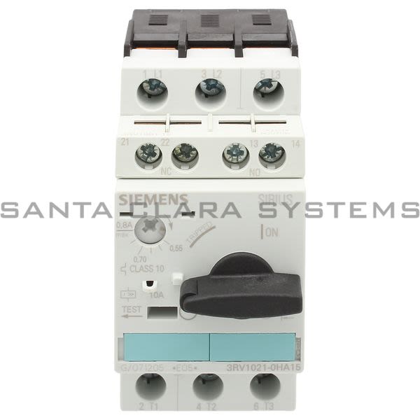 Siemens 3RV1021-0HA15 Motor Starter Protector Product Image