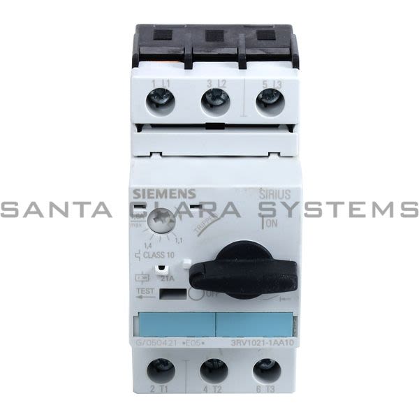 Siemens 3RV1 021-1AA10  Motor Starter Protector | Sirius | 3RV1021-1AA10 Product Image