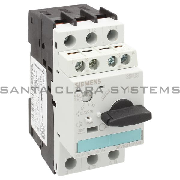 Siemens 3RV1 021-1GA15  Motor Starter Protector Product Image