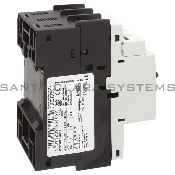 Siemens 3RV1 021-1GA15  Motor Starter Protector Product Image