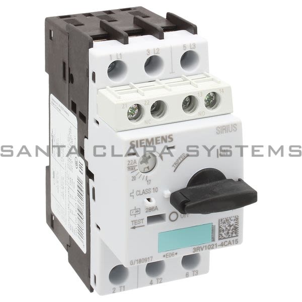 Siemens 3RV1021-4CA15 Motor Starter Protector Product Image