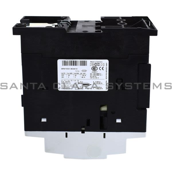 Siemens 3RV1031-4DA10 Motor Starter Protector | Sirius | 3RV1031-4DA10 Product Image