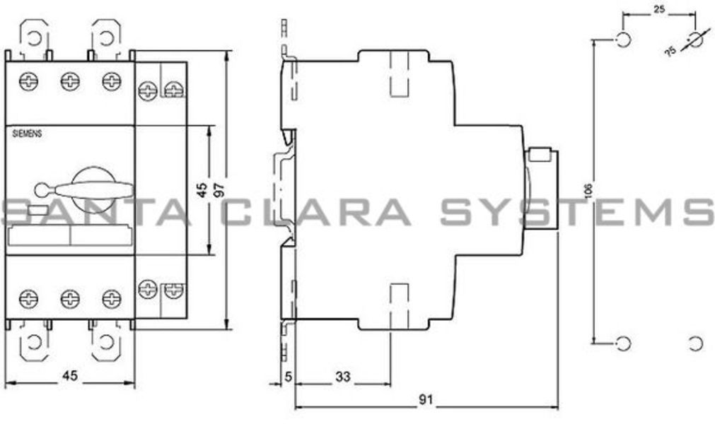 Siemens 3RV1121-0FA10 Control Product Image