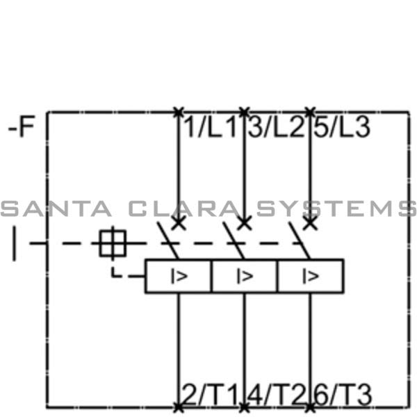 Siemens 3RV1321-4BC10 Motor Starter Protector Product Image