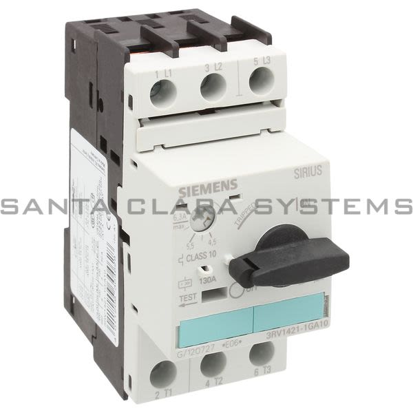 Siemens 3RV1421-1GA10 Motor Starter Protector Product Image