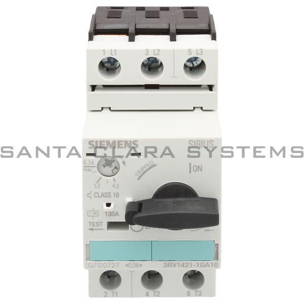 Siemens 3RV1421-1GA10 Motor Starter Protector Product Image