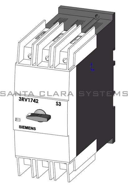 Siemens 3RV1742-5LD10 Motor Starter Protector Product Image
