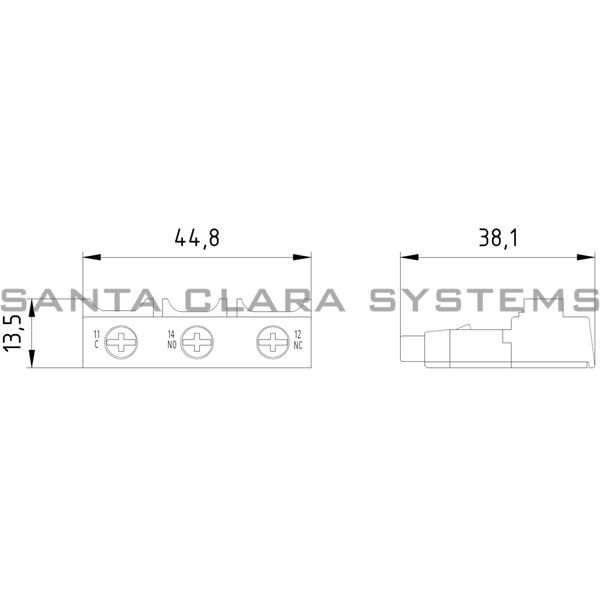 Siemens 3RV1901-1D Auxiliary Contact | 3RV1901-1D Product Image