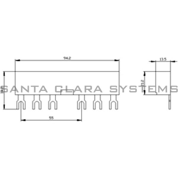 Siemens 3RV1915-2AB Busbars Modular Product Image