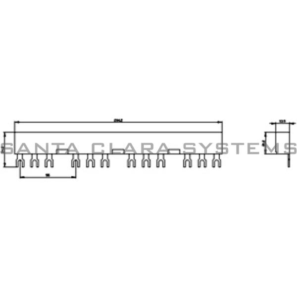 Siemens 3RV1915-2CB Bus Bar Product Image