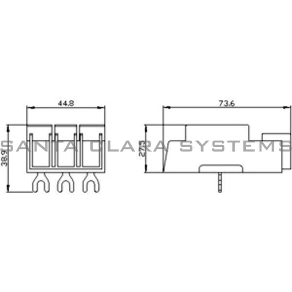 Siemens 3RV1928-1H Terminal Block | 3RV1928-1H Product Image