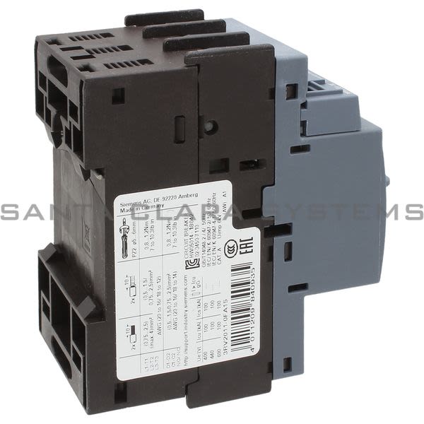 Siemens 3RV2011-0FA15 Motor Starter Protector | Sirius | 3RV2011-0FA15 Product Image