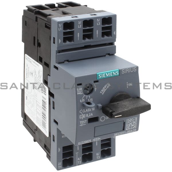 Siemens 3RV2011-0GA20 Motor Starter Protector | Sirius | 3RV2011-0GA20 Product Image